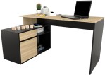 Escritorio Con Mueble Bajo de 139 Cm 3048-CON Olmo Negro TABLES