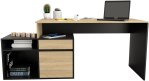 Escritorio Con Mueble Bajo de 139 Cm 3048-CON Olmo Negro TABLES