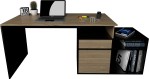 Escritorio Con Mueble Bajo de 139 Cm 3048-CON Olmo Negro TABLES