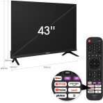 Smart Tv 43 Pulgadas Full HD HISENSE 43A42H