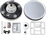 VENTILADOR DE TECHO RETR. EVA-42-W LED BL CONQUEROR