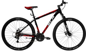 Bicicleta Mountain Bike 10 PRO Rodado 29 Negro Rojo SLP