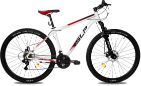 Bicicleta Mountain Bike 5 PRO Rodado 29 Talle 18 Blanco Rojo SLP