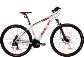 Bicicleta Mountain Bike 100 PRO Rodado 29 Blanco Rojo SLP