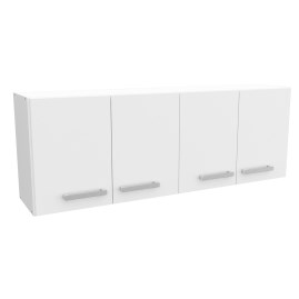 Bajo Mesada Sin Bacha Mueble Cocina Mosconi Express 1.20 Mts Blanco frente  Carvalho Mezzo