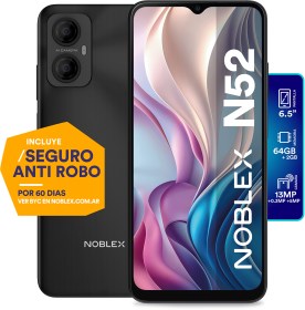 Celular Liberado NOBLEX N52 64 GB Negro