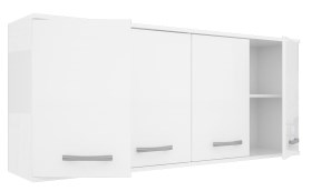 Alacena 140Cm 616 4P Blanco 