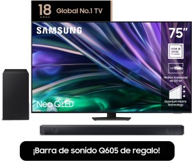 Tv Neo Qled Smart 75P 4K Qn85db+Bar Q605 