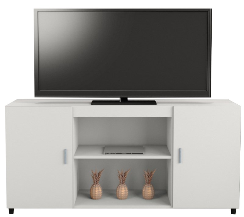 MESA TV/LCD/LED 1,36M 1400-WH TABLES - TABLES MESAS DE TV AUDIO COMPUTACION  - Megatone