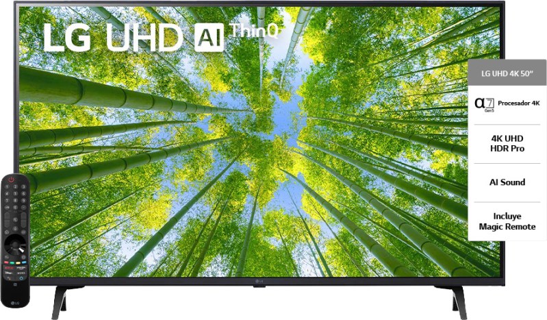 LG TV 50'', UHD 4K SMART TV, Ultra HD LED