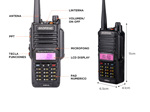 Handy Baofeng UV-9R Plus Radio Bidireccional Hasta 15 KM