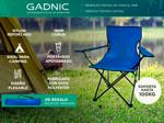 Silla Plegable Gadnic Camping Director Pesca Reforzada