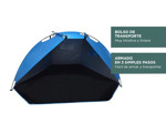 Carpa De Playa 2 Personas Gadnic Iglú Protección UV + Bolso y Estacas