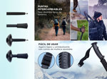 Kit Bastones Trekking Gadnic Telescopico Antishock