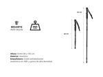 Kit Bastones Trekking Gadnic Telescopico Antishock