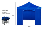 Gazebo Gadnic 3X3M-ZIP con Puerta Cierre Relámpago