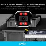 Camara De Seguridad Overtech OV-58WB WIFI 3mp Impermeable Detección De Movimiento Visión Nocturna