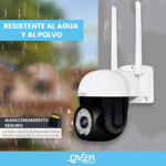 Camara De Seguridad Overtech Ov-62ptz Wifi Impermeable Detección De Movimiento Visión Nocturna