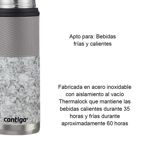 TERMO CONTIGO THERMAL BOTTLE BOQUILLA 360 1182ML PIZARRA MOTEADA