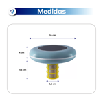 Ionizador Pileta Piscinas Solar Boya Ionizadora Anti Sarro Y Bacterias 150M3 Waggs