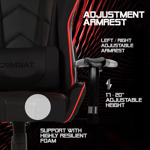 Silla Gamer Argomtech Ergo Fx De Escritorio Ergonómica Rojo