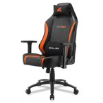 SILLA GAMER SHARKOON SKILLER SGS20 TELA NEGRA-NARANJA