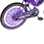 Bicicleta Infantil Rodado 20 Simil Motocross Violeta