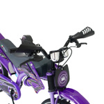 Bicicleta Infantil Rodado 20 Simil Motocross Violeta