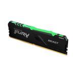 MEMORIA DDR4 8GB 3200 KINGSTON GAMING FURY BEAST RGB BLACK