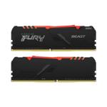 MEMORIA DDR4 8GB 3200 KINGSTON GAMING FURY BEAST RGB BLACK