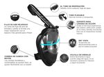 Mascara Snorkel Gadnic Buceo Integral Conexion Gopro