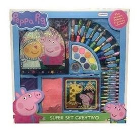 Súper Set Creativo Peppa Pig Pinturitas Set De Pinta...