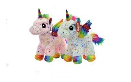 Peluche Unicornio Parado Con Estrellitas