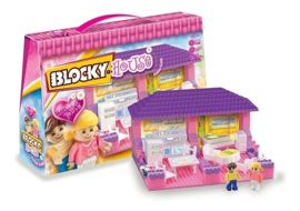 Blocky House 4 Nenas 90 Piezas Bloques  Living Cocin...