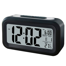 Reloj Despertador Digital  Alarma Snooze Fecha Hora ...