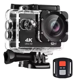 Camara Deportiva  4K Hd 60Fps Sumergible 30M Acción