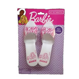 Set De Taquitos Barbie Zapatitos Para Nena Miniplay