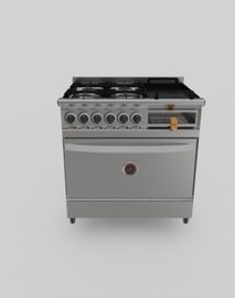 Cocina Profesional Ristorante 86 Cm Pta Acero Gn