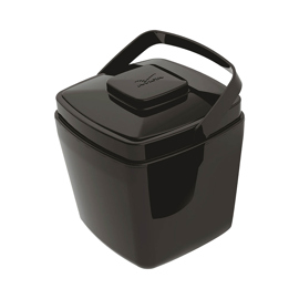 Hielera Plastica  2.5 Lt Negro Contenedora Hielo