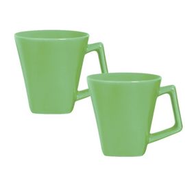 Mini Quartier  Set X 2 Jarros Mug 220 Cc Verde 