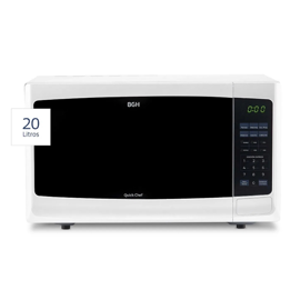 Microondas Bgh B120Db9 20Lts Blanco