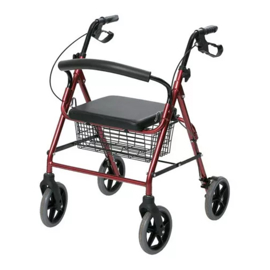 Andador Rollator De 4 Ruedas Con Canasto  A3019b