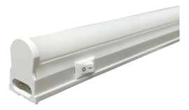 Liston Led T5  Tubo Bajo Alacena Con Tecla 9W 60Cm