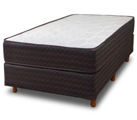 Conjunto Fiji Sommier Y Colchón Matelaseado Espuma 1...