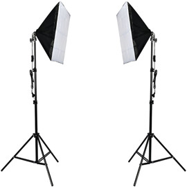 Kit Par De Tripodes  + Softbox Iluminacion + Bolso K...