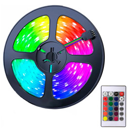 Tira Led  Rgb 5050 L20l Control Remoto 150 Leds