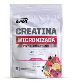 Creatina Micronizada Ena 300G Sabor Fruit Punch En D...