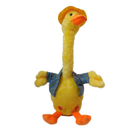 Juguete De Pato Bailarín  Peluche Luminoso