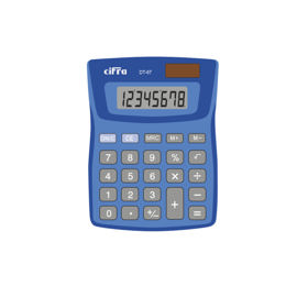 Calculadora  Dt 67 Azul