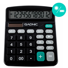 Calculadora 12 Digitos Pantalla Lcd Botones Grandes